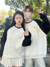 MDlila【两件套】情侣装春秋季衣服一男一女卫衣2025年新款外套班服定制 男生白+女生白 薄款 XL 男生+女生M 实拍图