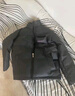 BJHG王栎鑫同款不计后果贴贴羽绒服冬季男生潮牌美式外套宽松防寒服女 消光黑 XL （170-200斤） 实拍图