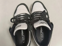 彪马（PUMA）男女同款经典休闲透气复古百搭潮流板鞋 REBOUND 370539 黑色-白-01 37.5 实拍图