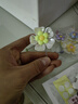 风车车载摆件汽车电动车装饰品可爱花朵小摆件车内饰品汽车中控台 马卡龙贝壳五瓣花【5件套】 实拍图