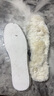 华宝驰 羊毛鞋垫保暖男冬季加绒加厚女雪地靴防寒棉鞋垫毛绒皮毛一体 1双 45码 实拍图
