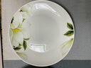 厚秀堂景德镇骨瓷碗碟盘套装家用组合新款陶瓷餐具中式简约饭碗面碗 天鹅（单个）百合花 实拍图