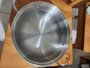 美厨（maxcook）304不锈钢火锅28cm 三层钢汤锅火锅复底 燃气电磁炉通用MCT2010 实拍图