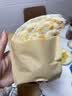 威尔基手抓饼袋子防油纸袋食品肉夹馍包装袋牛皮油纸袋食品级早餐袋煎饼 高低单开口12*12cm本色100个装 实拍图
