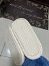 优调棉拖鞋男软底舒适居家抗菌保暖防滑静音大码地板拖鞋冬 米白40-41 实拍图