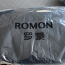 罗蒙（ROMON）夹克男秋冬季潮流棒球服抓绒衣加厚立领摇粒绒外套男装ZR58黑XL 实拍图
