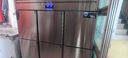 雪花四门冰箱商用六门立式冰柜厨房大容量四开门双开门双温冷藏冷冻直冷风冷冰箱不锈钢冷柜保鲜柜 豪华款-18℃六门双温【上冷藏下冷冻】一级节能 实拍图