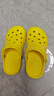 AMORE MATERNO儿童拖鞋春夏女童洞洞鞋室内宝宝凉拖鞋居家男防滑带跟沙滩鞋 柠檬黄 29 内长19cm 适合脚长18cm 实拍图