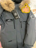 波司登（BOSIDENG）冬季极寒羽绒服鹅绒于适同款男女情侣款短款大毛领外套 【于适同款色】极地灰8270 1 2XL 180/100A 体重约150-170斤 实拍图