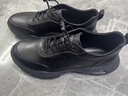 百丽厚底休闲鞋男商场同款免系带商务运动鞋8HN01AM4 黑单里 43 实拍图