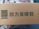 回力棉鞋雪地靴男靴冬季2025中筒棉靴加绒加厚防寒保暖面包鞋靴子男 黑色 47 实拍图
