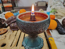 戴玉堂 陶瓷油灯供佛灯酥油灯灯盏复古家用佛前老式仿古长明灯灯座佛灯 D36-314C 中号油灯 实拍图