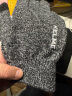 卡尔美（KELME）骑行手套男毛线手套冬季保暖手套防寒触屏手套跑步运动训练 灰色 实拍图