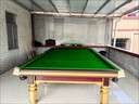 PNT【包邮包安装】斯诺克台球桌英式国际标准斯诺克球桌家用商用球桌 10尺 【棕色】英式桌球台（店长力荐） 大理石【木库】 实拍图