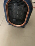 梦多福暖风机小太阳取暖器小型桌面暖风机办公室家用迷你电热取暖器浴室暖风扇电暖气大面积静音暖脚神器 【蓝色】二档调节+倾斜断电 旗舰款 实拍图