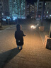 迷你巴拉儿童羽绒服加长加厚男女童防风保暖亲子儿童羽绒外套【防水透湿】 熊猫黑色 130 cm 实拍图