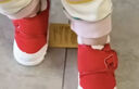 托姆贝克婴儿学步鞋秋冬加绒款女童软底防滑棉鞋男宝宝冬季鞋 红色加绒15 实拍图