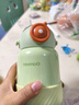 英氏（YEEHOO）婴儿儿童保温杯恒温杯不锈钢大宝宝保温水杯冲夜奶神器 圆呼呼多盖保温杯 【清新绿】 实拍图