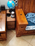 风叶青青全实木窄床头柜20/25cm小型床边柜卧室极窄储物柜客厅夹缝边柜 实木床头柜【胡桃色】 25x40x60cm 实拍图