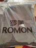 罗蒙（ROMON）牛仔裤男直筒秋冬季商务休闲男士百搭裤子男青年男裤 黑色 36 实拍图