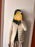 cheercoco2025冬季新款轻薄羽绒服女内胆小个子长袖圆领内穿无领轻便背心潮 杏色 L【100-115斤】 实拍图