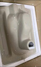 蜀道大管道蹲便器水箱套装蹲厕大冲力水箱一体式防臭便盆家用蹲坑便池 单购:（带弯）前出水蹲便器 实拍图