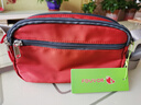 FOUVOR火狐时尚斜挎包女2025新款夏季休闲小包包多层手机包轻便牛津布包 栗子红（小款） 实拍图