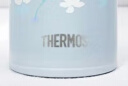 膳魔师（THERMOS）保温杯500ml男女士316L不锈钢吸管水杯子TEMI-500S BL(栀子花) 实拍图