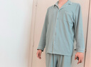 曼妮芬情侣家居睡衣女士家居服舒适睡裤套装时尚长袖起居服合 实拍图