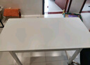 雅美乐 书房桌子电脑桌双层收纳 简易书桌学习桌办公写字桌白色1.2米 实拍图
