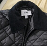 森马（Semir）棉服女灯芯绒翻领菱形格复古2024冬三防宽松轻薄棉衣109724112007 实拍图