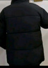 真维斯情侣装男女同款2024冬季新款纯色简约宽松男立领保暖棉服外套G2 黑色2010 L 实拍图
