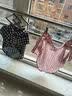 MUJI双层纱织 宠物衬衫 宠物用品 宠物家居服小型犬适用 粉色格纹 XL 实拍图