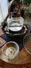 高茗（gaoming）电围炉煮茶家用室内全套网红电陶炉煮茶器煮茶炉中式插电烤茶套装 陶石炉+烤网+自在钩+素风壶 900ml 实拍图