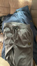 真维斯（Jeanswest）运动卫裤男款2025秋冬新款男士宽松束脚加绒哈伦裤休闲裤子男秋款 藏青色+深灰（2条装） 4XL 实拍图