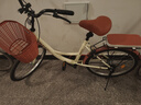 金武端自行车成人通勤车单车学生式女士轻便休闲实心胎复古上班变速买菜 尊享版-单速-复古黄 22寸 实拍图