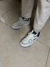 森馬（senma）男鞋2025秋冬新款青少年运动休闲国潮鞋子男士轻便小白鞋百搭板鞋 108白黑 39 实拍图