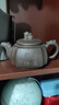 茗阳宜兴原矿老紫泥紫砂壶纯全手工功夫茶具大泡茶壶套装四方抽角腾龙 一壶四杯【厚德载物款】 420ml 实拍图