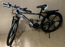EG7山地自行车成人学生变速越野单车双减震赛车26寸青少年男女 六刀【升级减震 轻量铝架】黑白 26寸21速【适合：160-180CM】 实拍图
