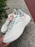 安踏女鞋2025冬季新款运动鞋女轻便跑步鞋防滑软底皮面保暖防水鞋子 【网面透气防臭脚】白/樱花粉-5 38 (235mm)7 实拍图