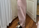 蕉内【刘浩存同款】绒绒520H睡衣男女士保暖加厚半边绒情侣家居服冬季 【刘浩存同款】搓脸獭-羽粉 XL 实拍图
