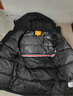 雪中飞【蓄热】儿童羽绒服冬男女中大童中长款工装羽绒服黑色160cm 实拍图