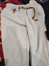 回力休闲裤男冬季加绒加厚裤子男保暖舒适百搭直筒裤男灰色32/2XL 实拍图