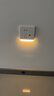 罗格朗（LEGRAND）开关插座 简悦系列陶瓷白色 86型墙壁插座 感应地脚灯带五孔插座 实拍图