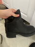 天美意女靴加绒女切尔西靴奶皮靴时尚女鞋 实拍图