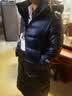 雪中羽皇高充绒90鸭绒羽绒服女长款过膝极寒2025冬季新款保暖厚款黑金外套 黑色 L (165) 实拍图