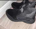 斯凯奇（Skechers）男鞋保暖男靴高帮鞋加厚加绒棉鞋一脚蹬休闲运动鞋237283C 全黑色/BBK 41 实拍图