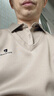 皮尔卡丹（pierre cardin）秋冬季加绒加厚假两件polo.衫高档中年商务翻领纯棉长袖T恤打底衫 2599-浅卡其 加绒 XL 175码 建议135-150斤 实拍图