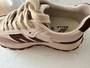 百丽（Belle）撞色时尚阿甘鞋女厚底2025休闲鞋B2449AM5 米色/棕 38 (240mm) 实拍图