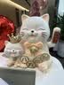十号公馆八方来财招财猫摆件自动招手办公室前台店铺收银台装饰开业礼物 【京仓直发 带红色垫子】八方来财 长28宽20高28厘米 实拍图